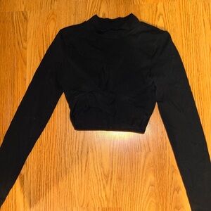 Black Long Sleeve Women's Top